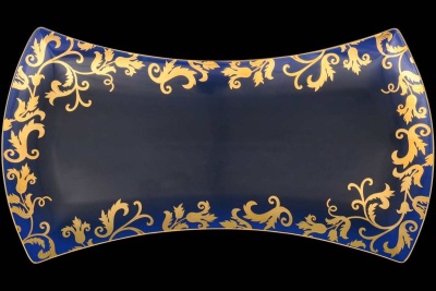 Столовый сервиз на 6 персон 27 предметов Tosca Blueshade Gold, Falkenporzellan Германия 18214_970889