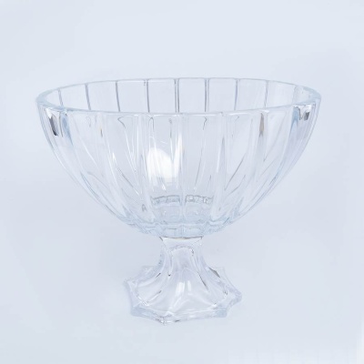 Фруктовница на ножке Oval (Овал) 30 см, Bohemia Gold  Чехия 28130_9705479