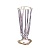 Ваза 39 см Метрополитен Голд (Metropolitan Gold ) Max Crystal Чехия 64771