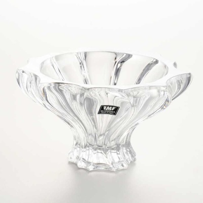 Конфетница 15см Aurum Crystal Plantica Чехия 32550_9705515
