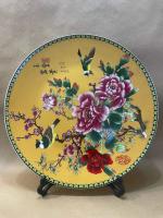 Декоративная (настенная) тарелка 40 см китайская роспись фарфор_1901774
